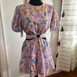 Dress Up Purple  Floral Dress
